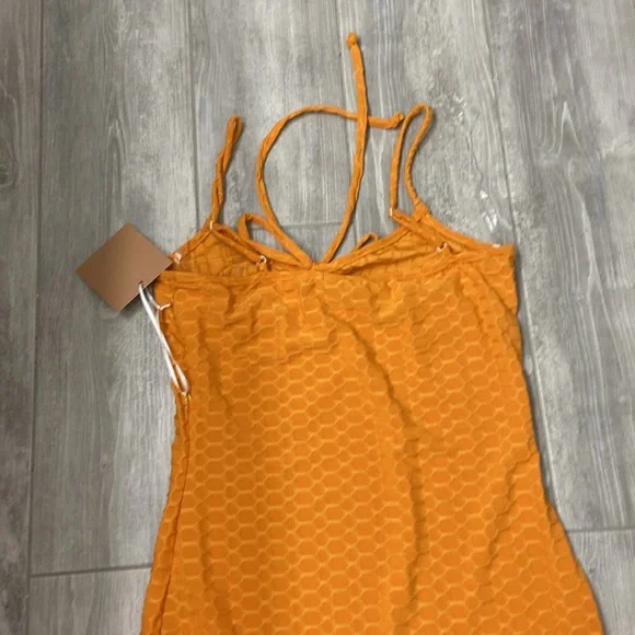 NWT!!! Bailey Rose cutout/textured, long slip dress - Picture 10 of 12